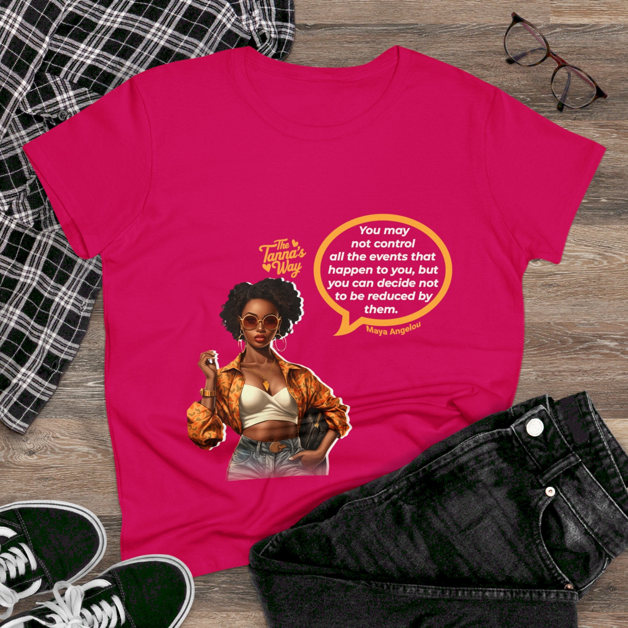 Maya Angelou | Women's Midweight Cotton Tee